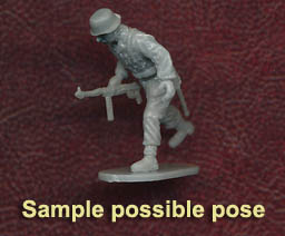 1/72 WWII German Infantry 1943 Box (Caesar)