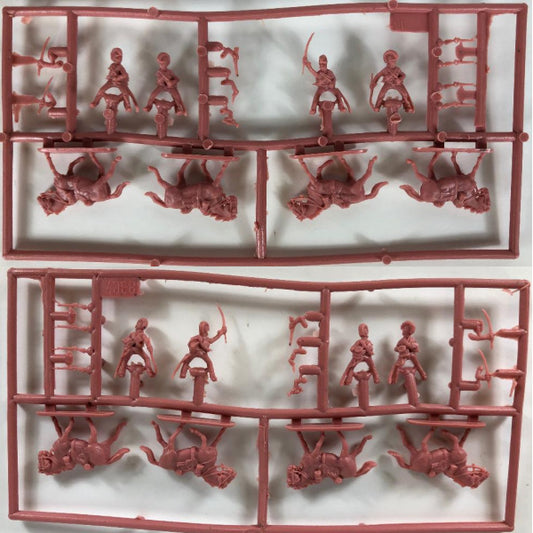 1/72 Napoleonic British Heavy & Light Dragoons Sampler (16 Mtd) (HaT)