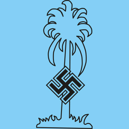 Afrika Korps Black Narrow Palm Tree (Decal Sheet)