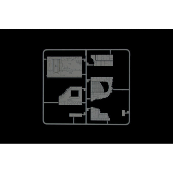 1/72 WWII Ruin Walls Sections & Sandbags (Italeri)