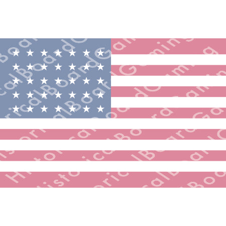 HBG USA (1863-1865) Build Plate Flag