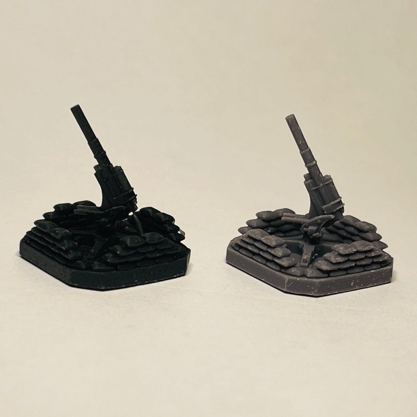 Flak 36 88mm Anti -aircraft Gun w/Sandbags (3D Printed) x5