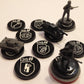 German Heavy Armor Unit Markers Acrylic (9/set)