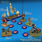 Premium Printed Napoleonic American Shield (x10)