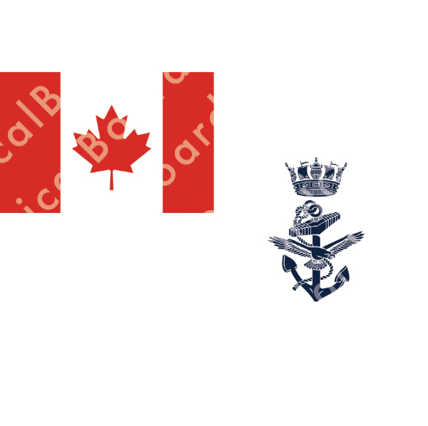HBG Battle Labels- Canada Naval Ensign (1968-P)