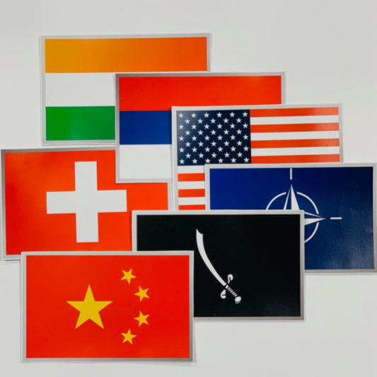 Flag Decal Set for 2025 Meltdown (7/set)