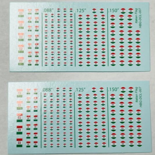Decal Sheets, Italian Empire Flag & Roundels