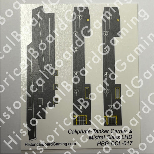 Decal Sheets, Caliphate Tanker Carrier & LHD's