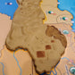 Terrain for Global War map (3d printed)