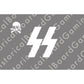 HBG SS Flag w/Skull Build Plate Flag