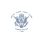 HBG U.S. Coast Guard (1915-P) Build Plate Flag
