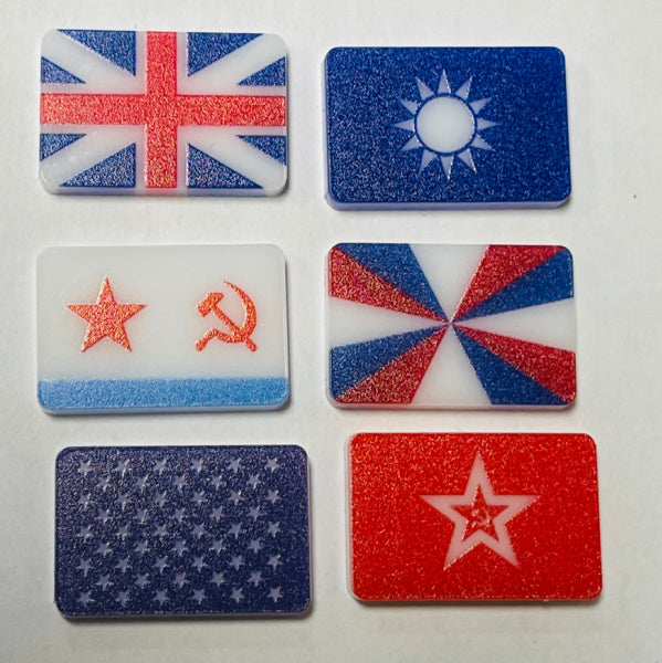 German War Ensign Flag (1903-1919) UVA Markers (10/set)
