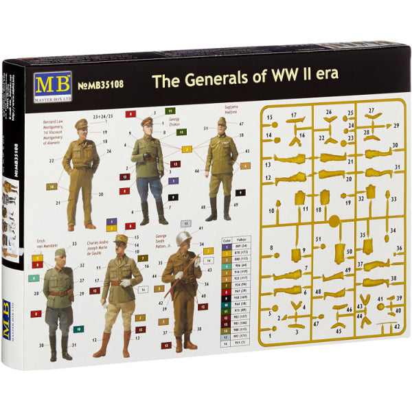 1/48 WW2 Famous Generals of WW2 Box (Tamiya)