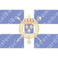 France Civil Ensign (1814-1830) Build Plate Flag