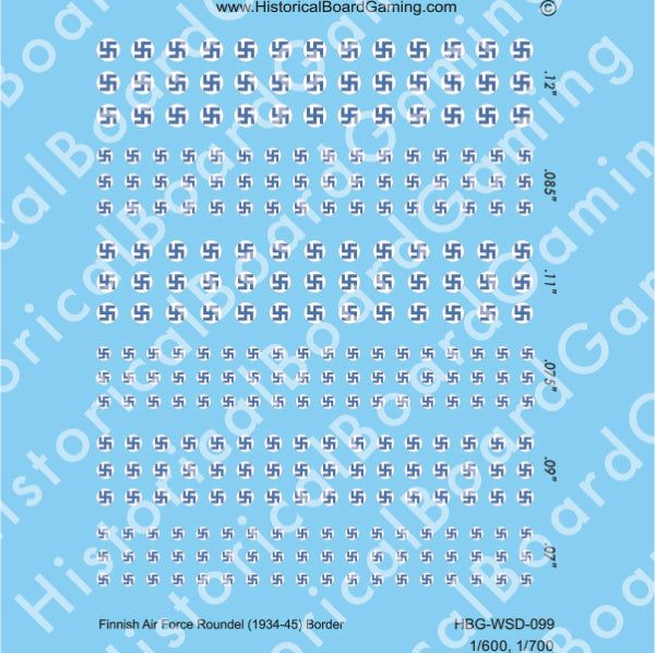 Decal Sheet, Finnish Air Force Roundel (1934-1945)