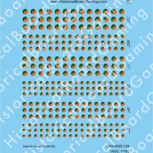 Decal Sheet, Irish Air Corps (1939-54)