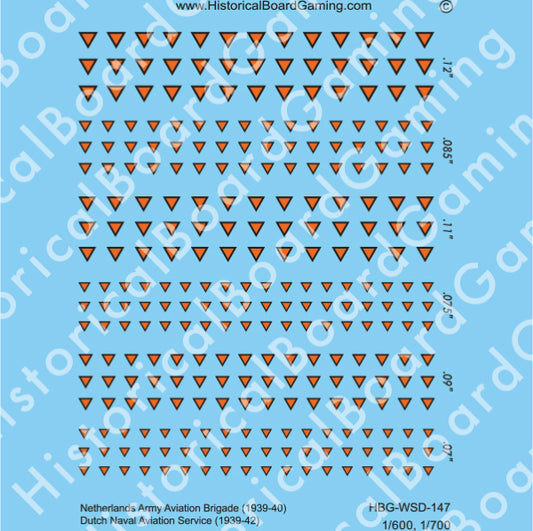 Decal Sheet, Netherlands Army Aviation Brigade (1939-40), Dutch Naval Aviation Service (1939-42)