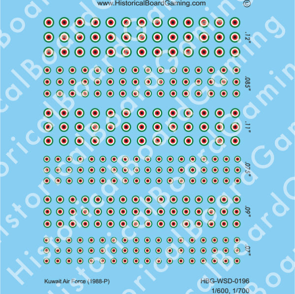 Decal Sheet, Kuwait Air Force (1988-P)