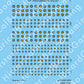 Decal Sheet, Malasia (1963-P)