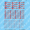 Decal Sheet, Yugoslavia GW-1985